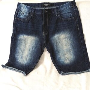 Dark Blue Men's Jean Shorts